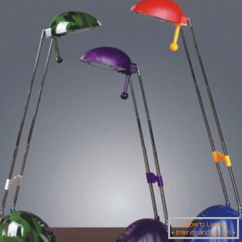 Lámparas de mesa multicolores