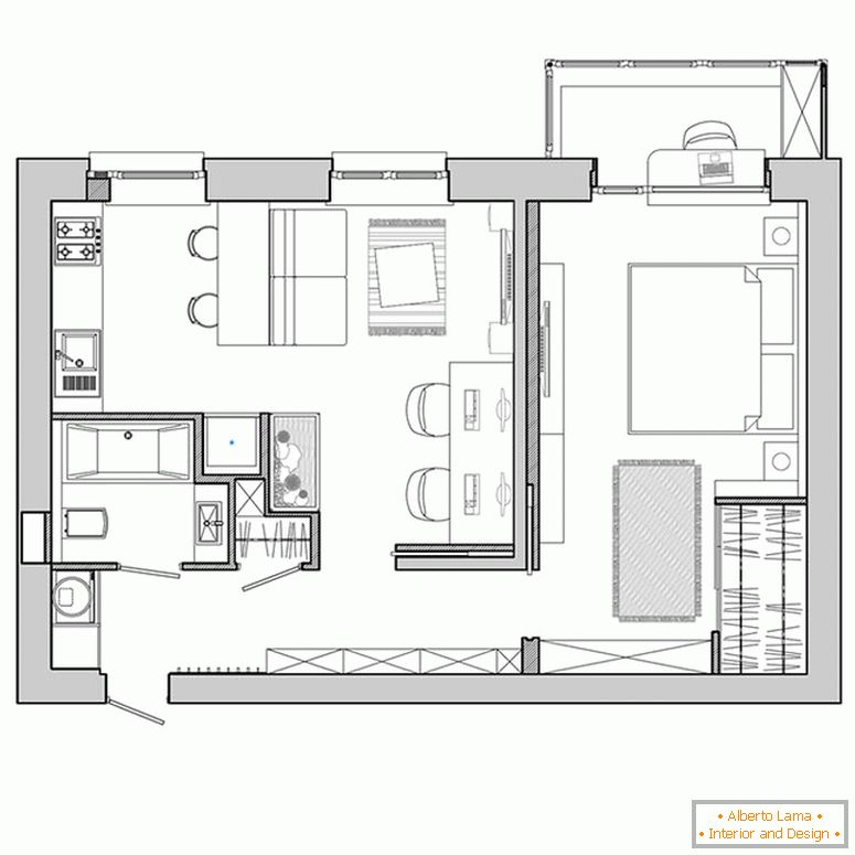 Planировка маленькой квартиры