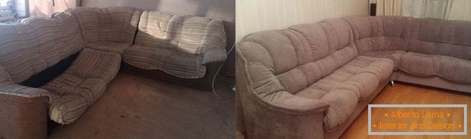 Sacar los muebles tapizados antes y después, foto 17