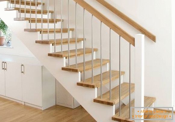 Escaleras en una casa privada: una selección de las mejores fotos para un diseño moderno