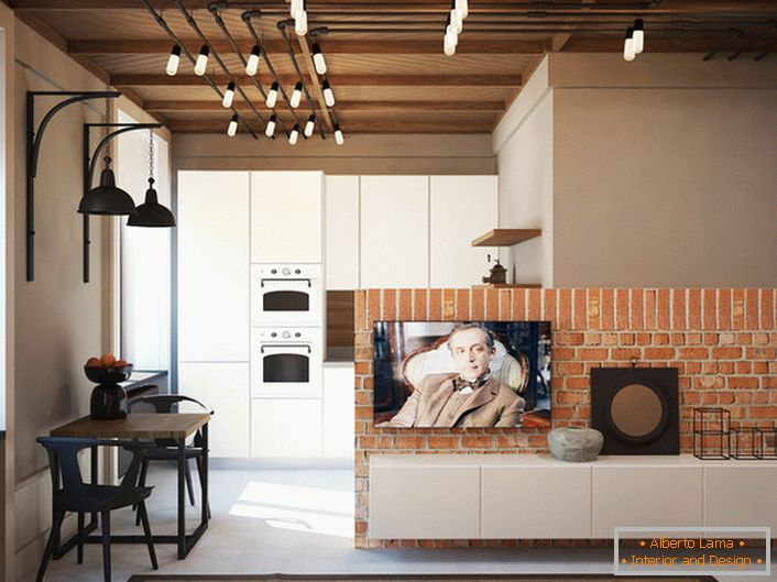 Una habitación de estilo loft decorada con buen gusto siempre tiene su dueño.