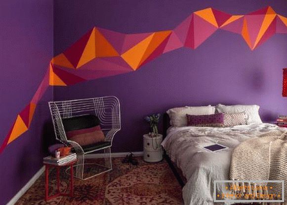 Ideas para pintar paredes en un departamento en morado