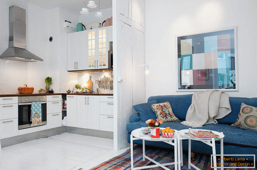 Original pequeño apartamento de 34 m2 en Suecia