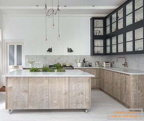 cocina de madera maciza, foto 10