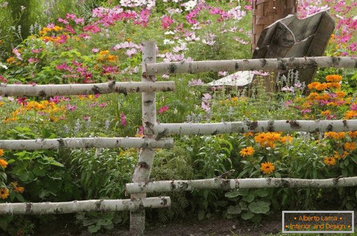 Diseño de jardines del jardín en un acogedor estilo rural (52 fotos)