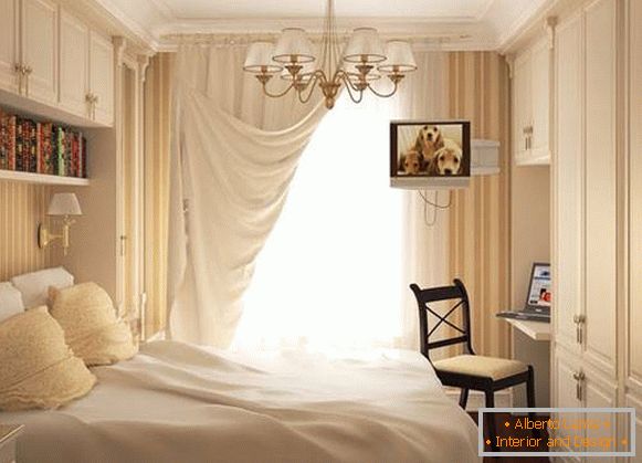 Acogedor dormitorio en estilo tradicional