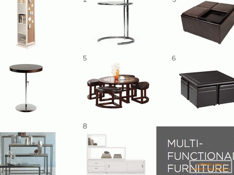 Muebles multifuncionales