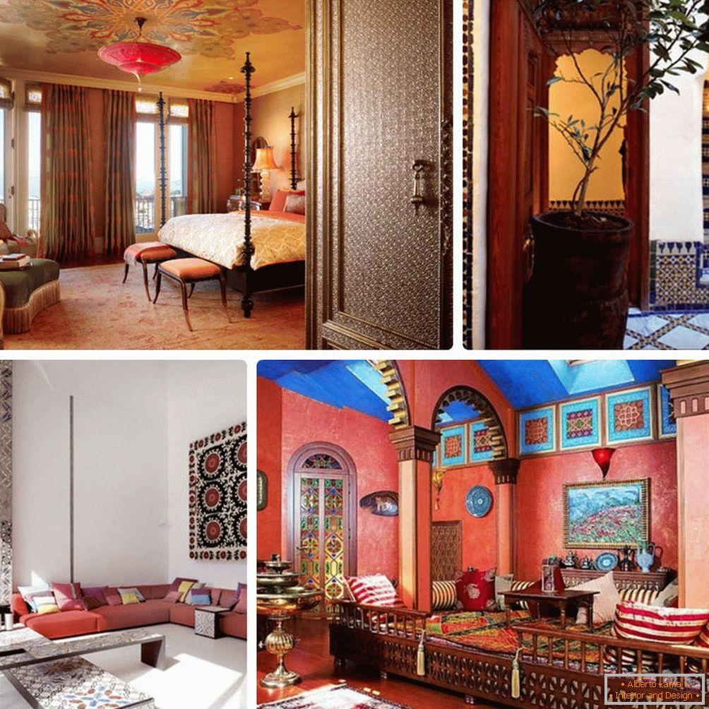 Iluminación и мебель для марокканского интерьера
