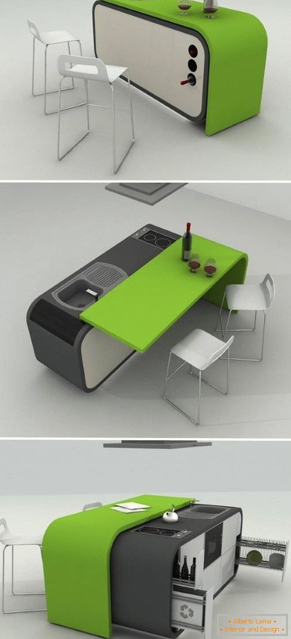 Transformador de muebles de cocina inteligente