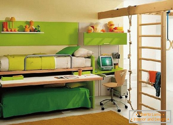 muebles para una habitación infantil para niño, foto 28