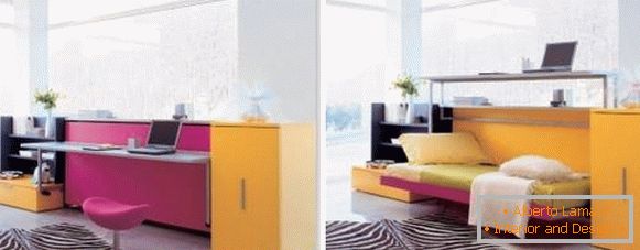 muebles multifuncionales-mesa-cama
