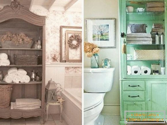 Muebles de baño en estilo provenzal