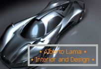 Mercedes SL GTR - un concept car del diseñador Mark Khostler