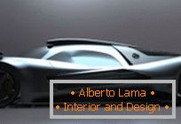 Mercedes SL GTR - un concept car del diseñador Mark Khostler
