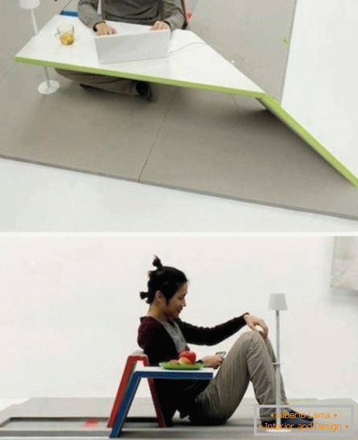 Muebles de oficina creativos Origami