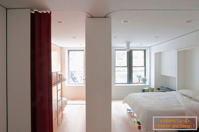Dormitorio y transformador de apartamentos multifuncional para niños en Nueva York