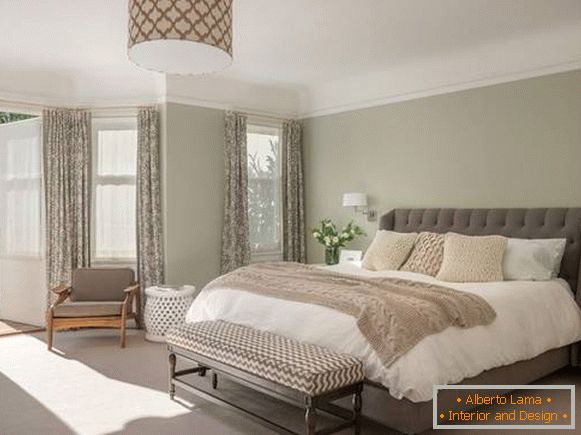 Hermosa combinación de colores con beige en el interior - verde oliva y gris