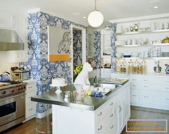 papel pintado lavable para la cocina, foto 57