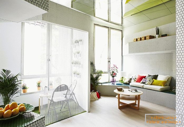 Diseño de mosaico de un pequeño apartamento - фото 6