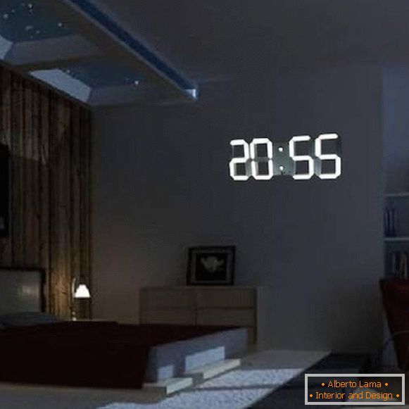 Reloj de pared LED, foto 40