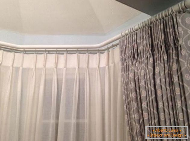 barra de cortina para cortinas de pared de doble fila, foto 29