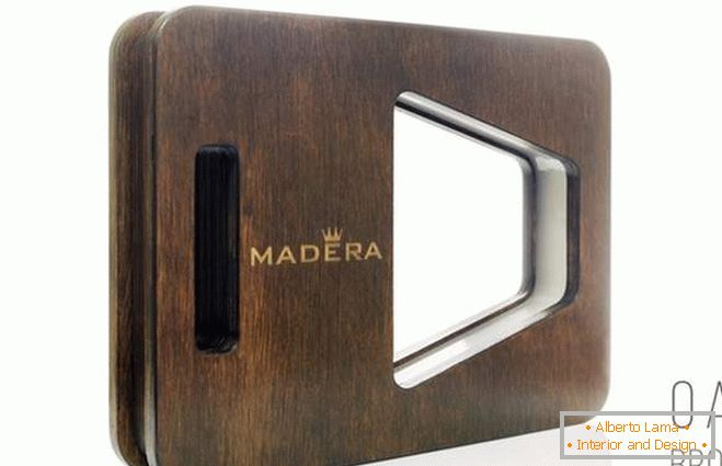 Lámpara de mesa LED Madera 007