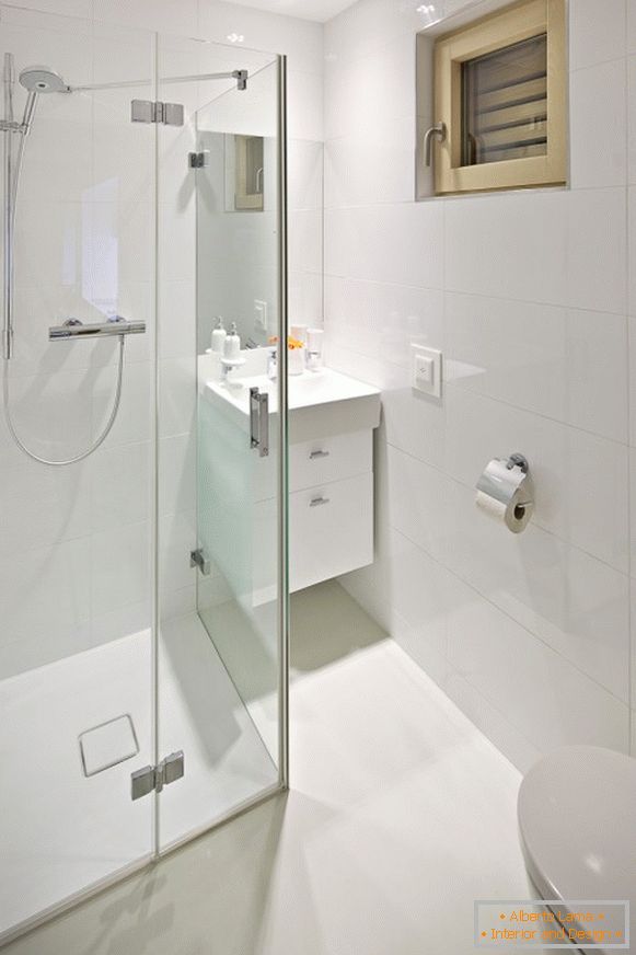 Diseño de baño en un pequeño apartamento