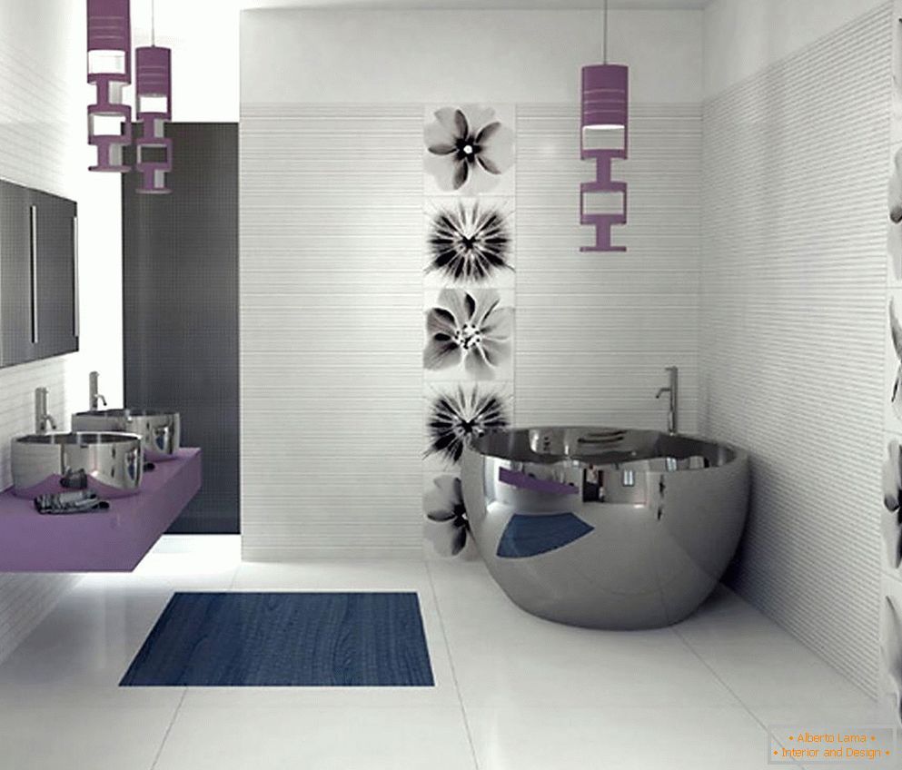 Interior de un baño con estilo