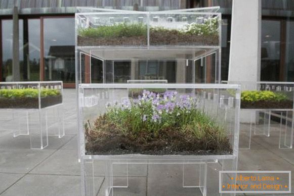 Idea para una casa con muebles transparentes