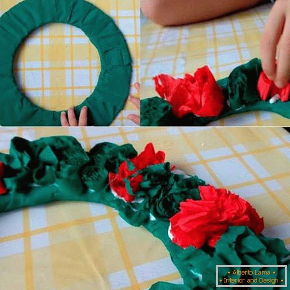 Juguetes de Año Nuevo hechos de papel corrugado con sus propias manos, foto 21