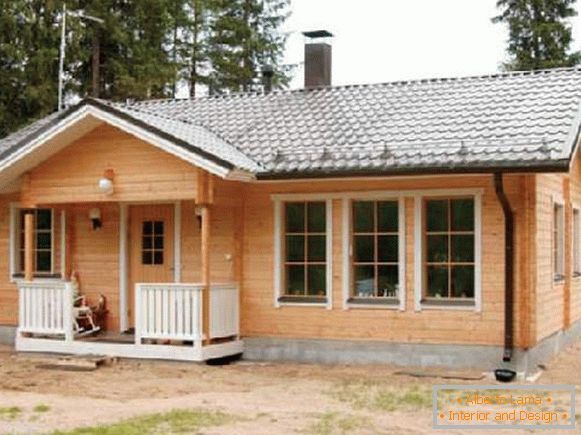 casas de una sola planta de viga perfilada, foto 3