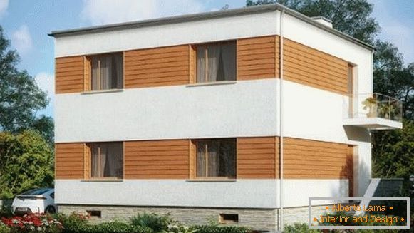 Fachadas de madera con paneles para la fachada