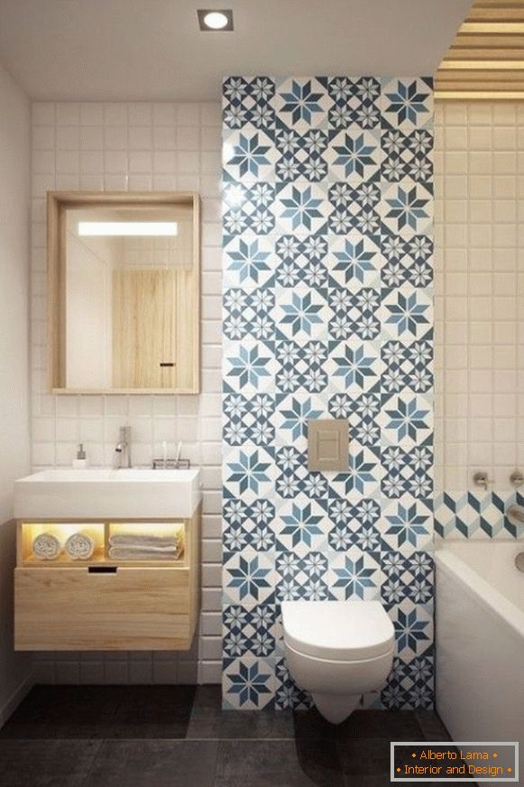Panel de baño de azulejos, opción 4