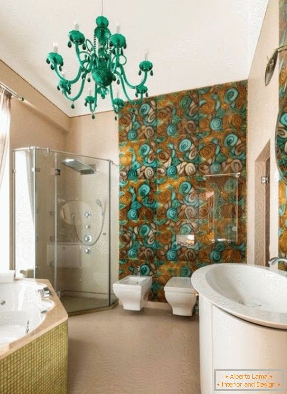 Panel de baño de azulejos, opción 5