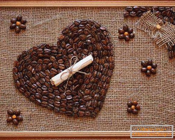 un panel de granos de café, foto 12