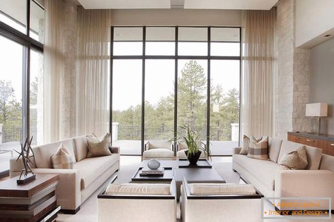 Apartamento grande con ventanas panorámicas - foto interior