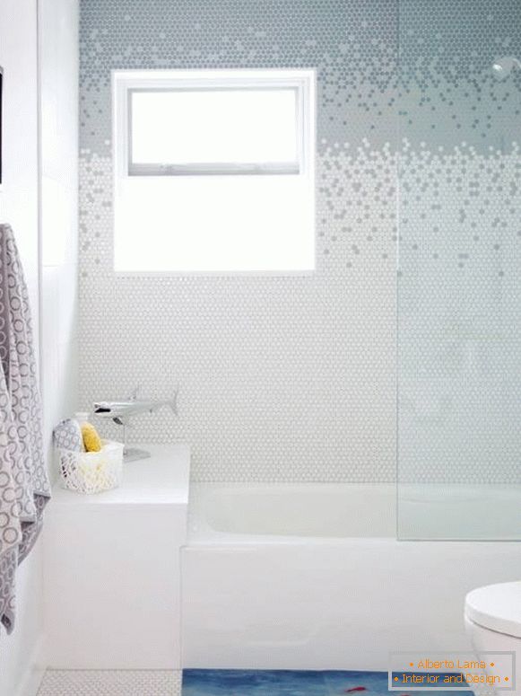 Diseño creativo de diseño de foto de azulejos de baño
