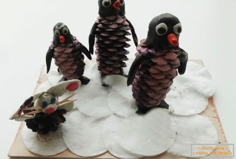 pingüinos de conos