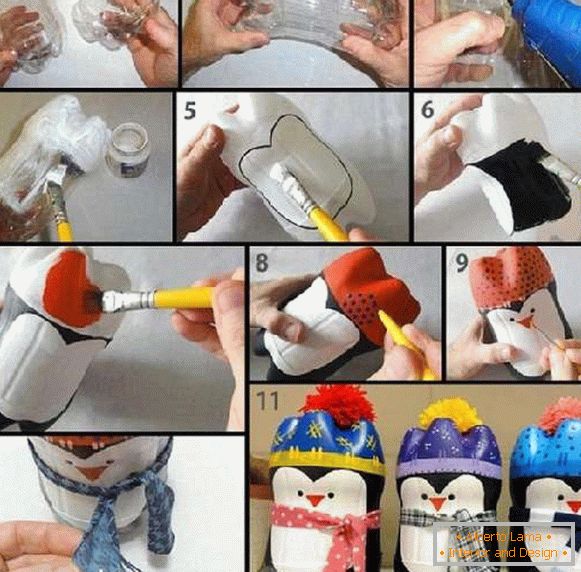 artículos hechos a mano hechos de botellas de plástico, foto 15