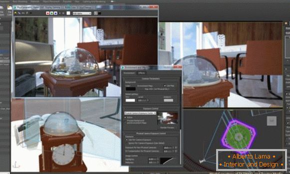 Diseño de interiores en Autodesk 3D MAX