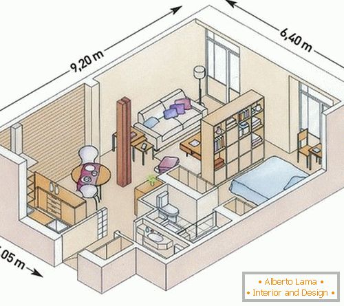 Diseño del apartamento