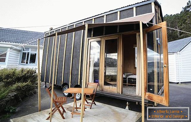 El proyecto de una casa muy pequeña en Nueva Zelanda