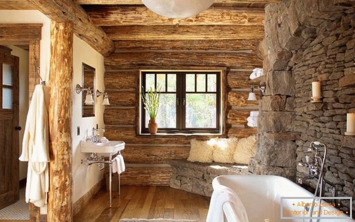 Acabados para baño en madera