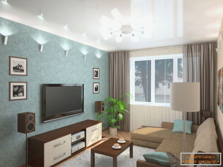 interior-sala de estar-dormitorio-18-m² m
