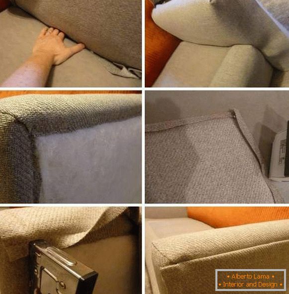 Cómo reemplazar la tapicería de un sofá - paso a paso