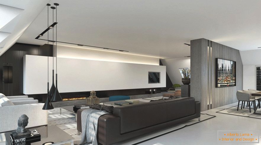 Interior en apartamentos elegantes