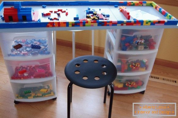 Mesa especial para manos propias de lego