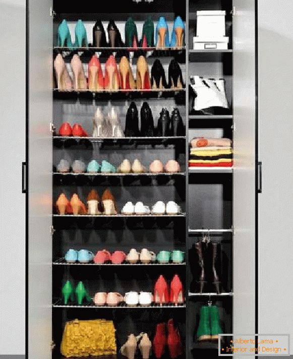 armario para zapatos en el pasillo, foto 35