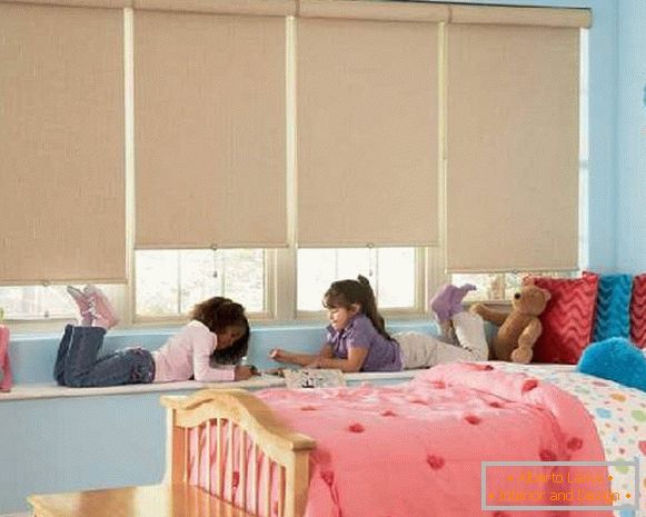 persianas enrollables para habitaciones de niños, foto 20