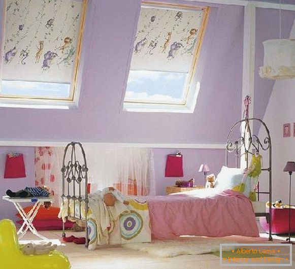 cortinas de ideas para niñas de una habitación infantil, foto 9